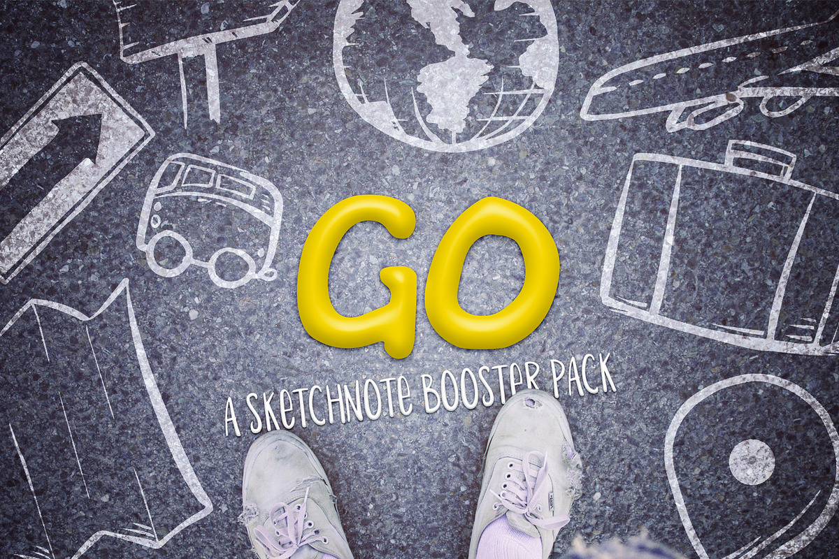 Go: Sketchnote Booster Pack, a Transportation Illustration by Mitch Made (Photo 1 of 2)