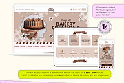 Cake Website Template, a Templates & Theme by Template Twist Shop (Thumbnail 7 of 10)