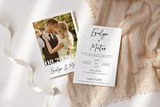 Wedding Invitation Card with Photo, an Invitation Template by LucaTheme (Thumbnail 2 of 6)