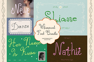 Whimsical Font Bundle, a Handwritten Font by Craft Supply Co.