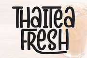 Thaitea Fresh | Script Font, a Handwritten Font by Scratchones (Thumbnail 1 of 9)
