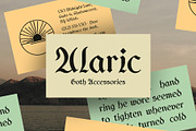CS Quicker – Blackletter Font, a Blackletter Font by Craft Supply Co. (Thumbnail 5 of 8)