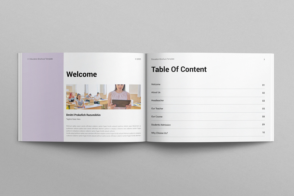 Education Brochure Landscape, a Brochure Template by E-Type (Photo 2 of 7)