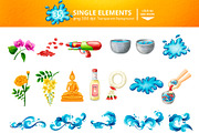 Splash & Smile Songkran Icon, a Person Illustration by CreativeValuation (Thumbnail 2 of 14)