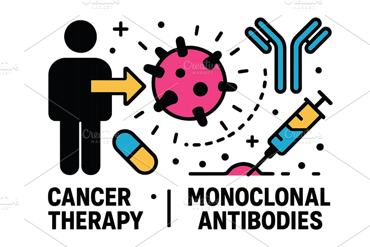 Concept of cancer therapy using, a Healthcare Illustration by ZinetroN