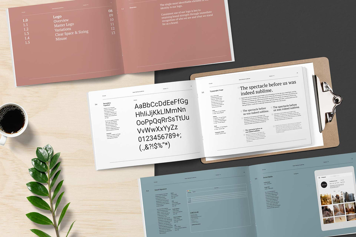 BOHEME / Brand Guidelines, a Brochure Template by Circular (Photo 6 of 7)
