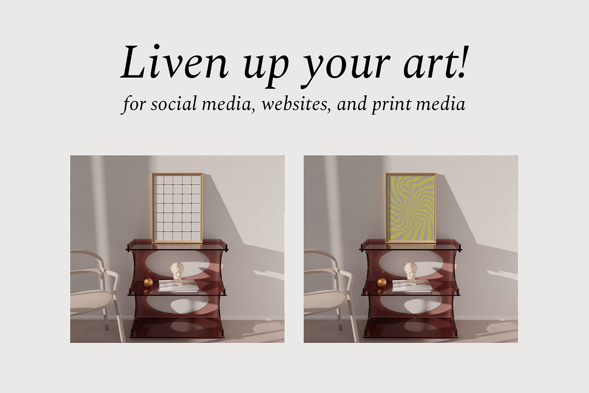 Frame Mockup Bundle ZOJA, a Print Template by Bonumo (Photo 7 of 14)