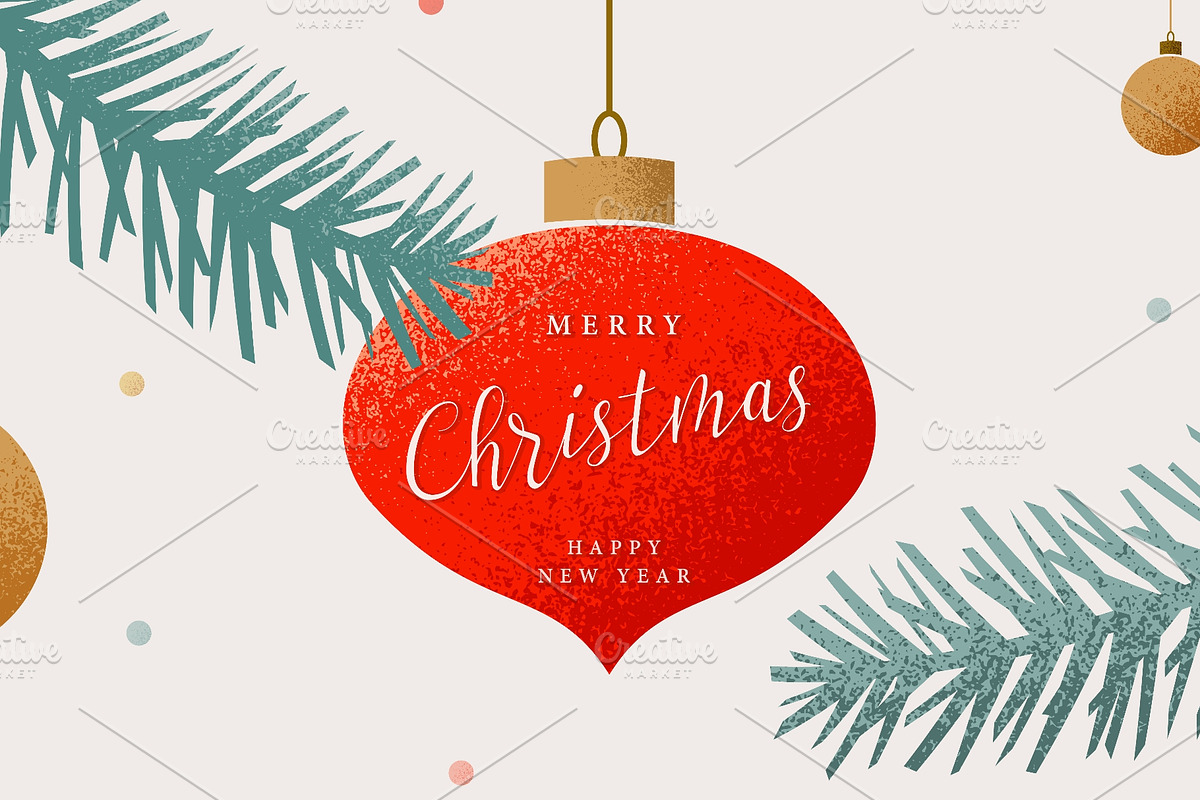 Christmas and Xmas ornament, fir and, an Object Illustration by Zaie (Photo 2 of 3)