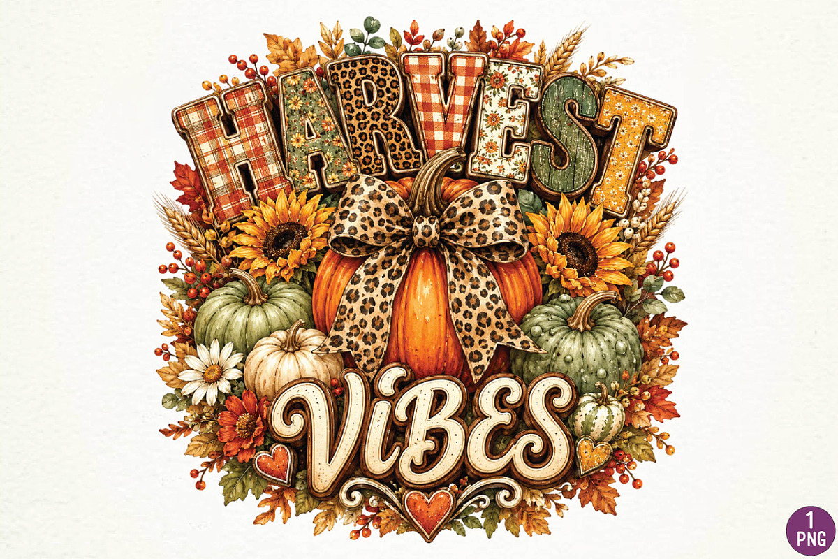 Cozy Autumn Sublimation Designs PNG, a Seasonal Illustration by DreamPrint404 (Photo 6 of 6)