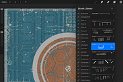 T R O N I C - 75 Procreate Brushes, a Brush Add-On by Hello Trilly (Thumbnail 3 of 7)