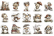 Whimsical Easter Spring Clipart, an Illustration by Dream Creation (Thumbnail 2 of 5)