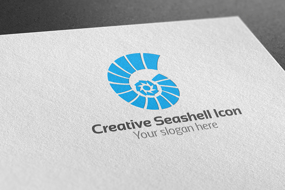 Creative Seashell Icon Logo, a Branding & Logo Template by BdThemes (Photo 2 of 3)
