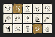 Animated Magic Doodle Set, an Outline Icon by Vectors Market (Thumbnail 3 of 4)