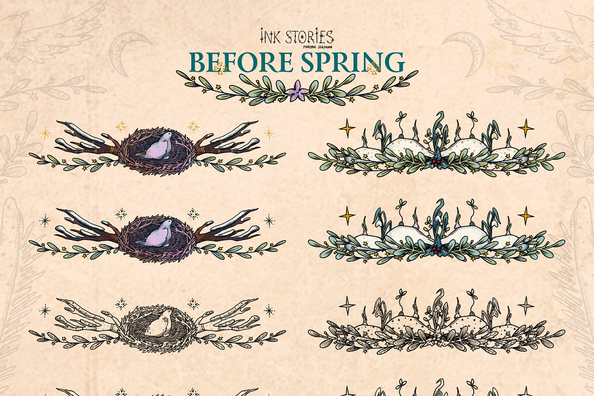 Before Spring | Late Winter Set, a Seasonal Illustration by Ink Stories (Photo 16 of 22)