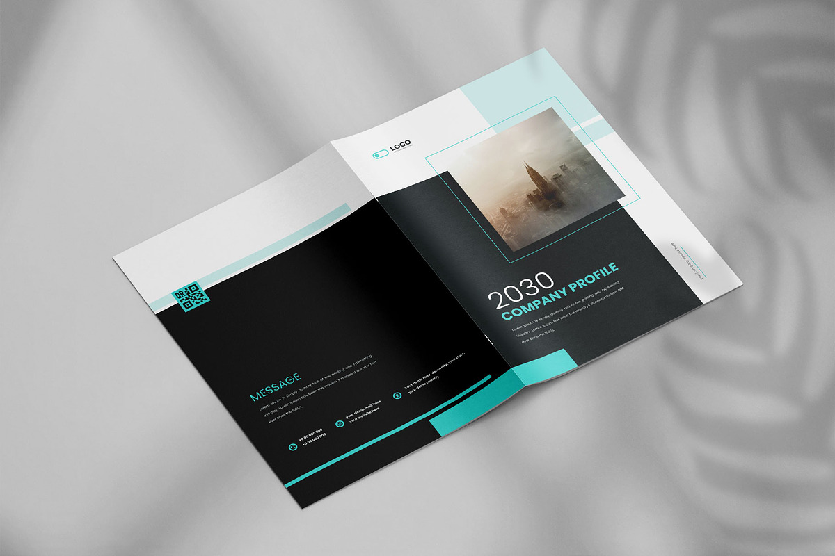 Company profile brochure template, a Brochure Template by Tanmoy Topu (Photo 12 of 12)