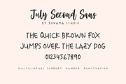 July Second Font Duo, a Script Font by etigletters (Thumbnail 10 of 11)
