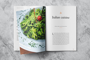 Minimalist Cookbook Template