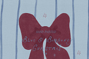 Hand-Painted Blue Burgundy Christmas, an Object Graphic by Lana Elanor (Thumbnail 14 of 24)