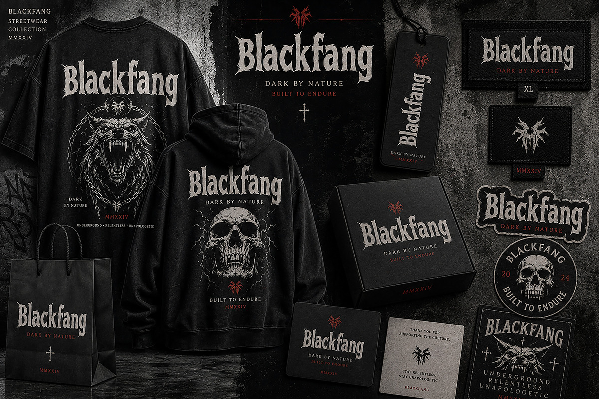 Blackfang – Gothic Blackletter Font, a Blackletter Font by Wow Magic (Photo 4 of 4)