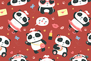 BLACK FRIDAY! Panda girl set, an Animal Illustration by SunnyWS (Thumbnail 9 of 10)