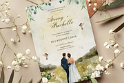 Green Watercolor Wedding Invitation, an Invitation Template by TheSimplySereneShop (Thumbnail 8 of 11)