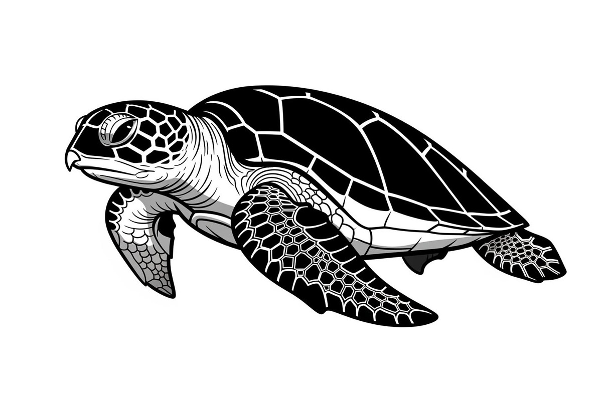 50 Sea Turtle Vector Silhouette Bund, an Illustration by jahid234 (Photo 4 of 51)