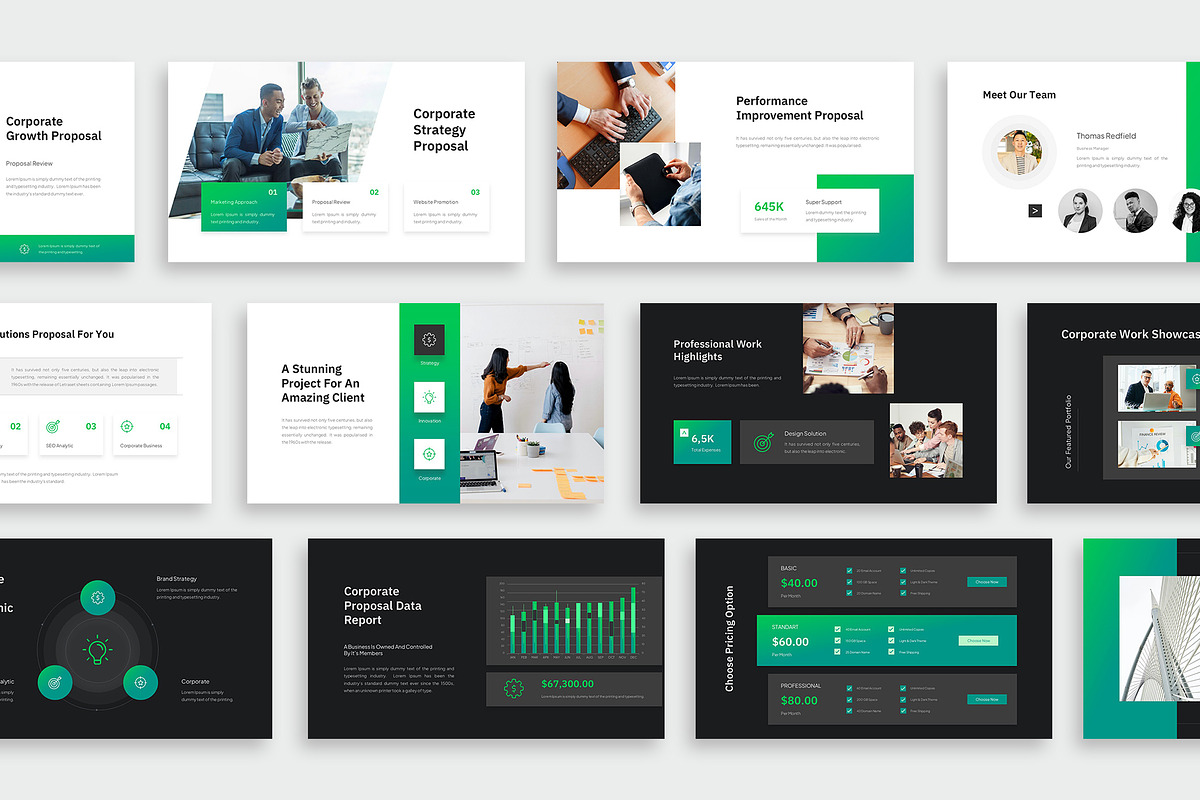 Corporate Proposal Google Slides, a Presentation Template by New Coral Design (Photo 3 of 6)