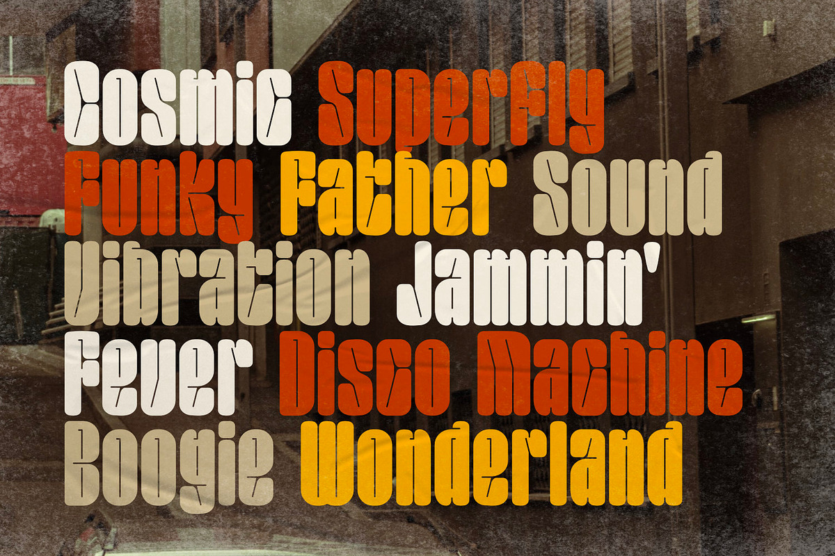 Smokey Brown - Funky Type, a Sans Serif Font by ikiiko (Photo 5 of 7)