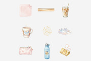 Back to School Aesthetic Clipart, a Seasonal Illustration by Tanya Kart (Thumbnail 8 of 15)