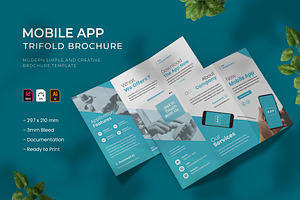 Mobile App - Trifold Brochure