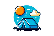 Camping Adventure Icon Set, an Object Graphic by Gfx_Store (Thumbnail 9 of 13)