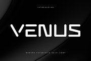 VENUS - Modern Futuristic Scifi Font, a Sans Serif Font by Hamz Studio (Thumbnail 1 of 8)