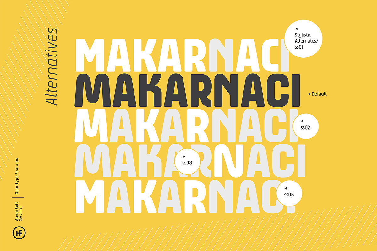 Apron Soft Condensed, a Sans Serif Font by Hurufatfont (Photo 10 of 12)