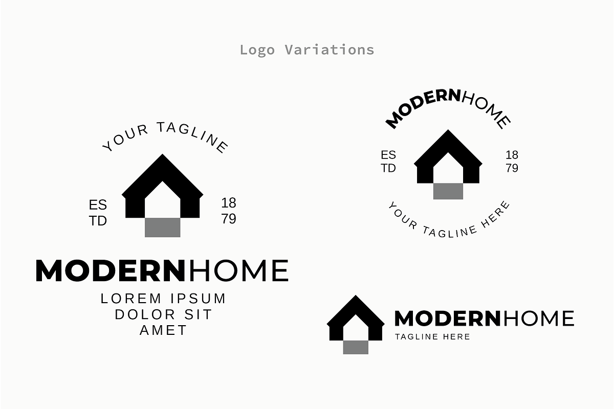House - Premium Logo Template, a Branding & Logo Template by Minimalist Logos (Photo 3 of 7)