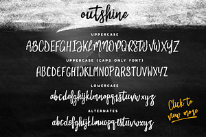 Outshine Duo Font Pack