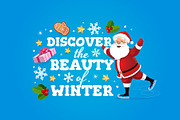 Christmas quote discover the beauty, an Illustration by Vector Tradition (Thumbnail 1 of 3)