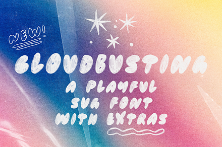 Cloudbusting SVG font