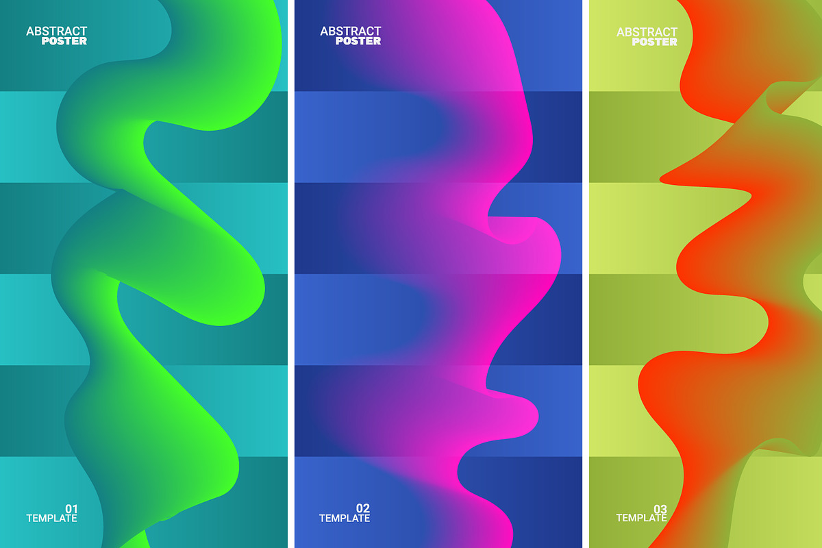 Abstract Liquid Wave Posters, a Wallpaper Graphic by hkmonir (Photo 1 of 3)