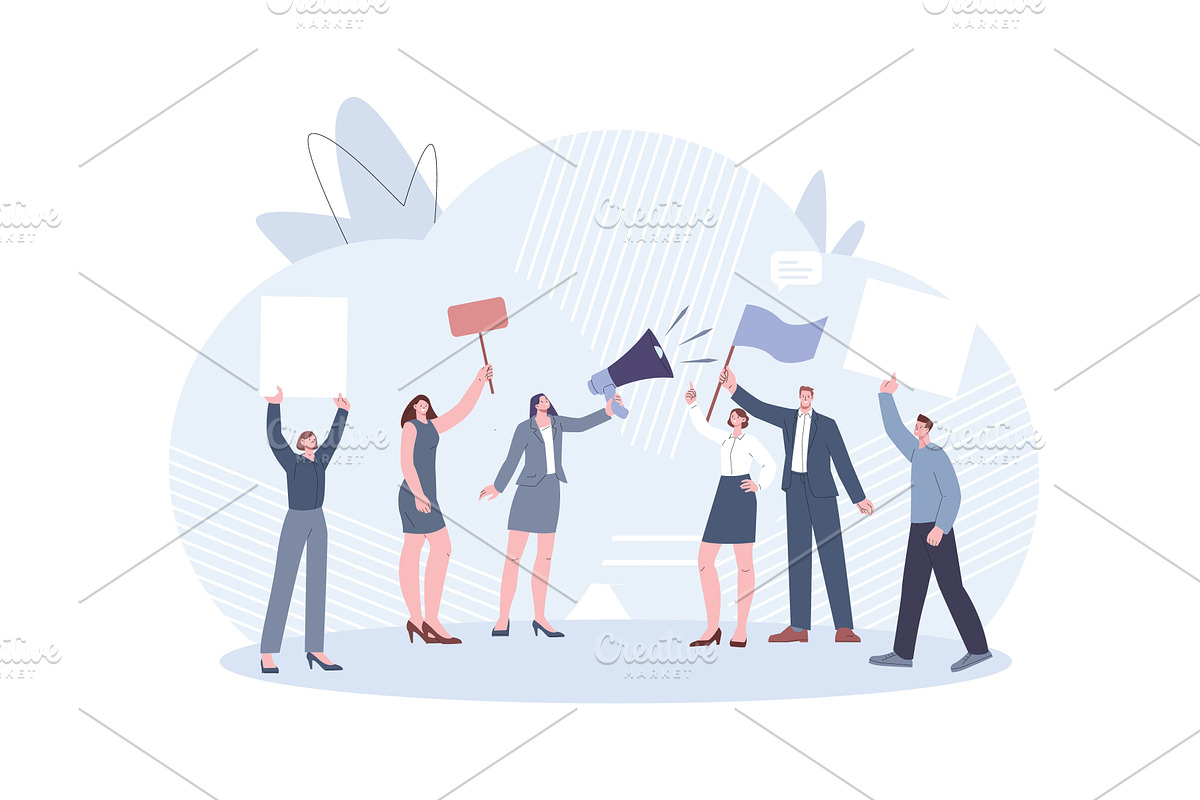 Emotional demonstration characters, a Person Illustration by Valerie Bodnar