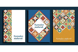 Vibrant Arabesque Ramadan Templates, a Poster Template by TotallypicRF