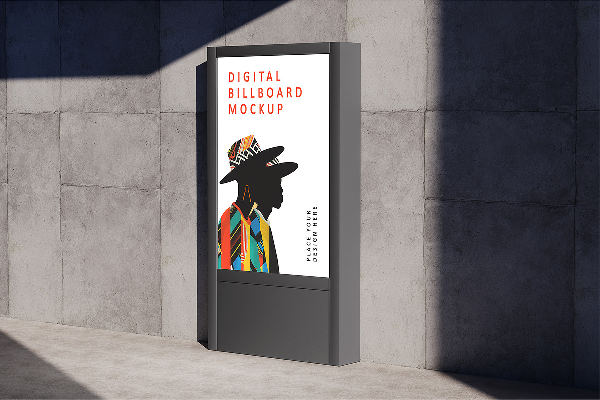Digital Billboard Mockup, an Advertising Mockup by Farabion Studio (Photo 4 of 4)