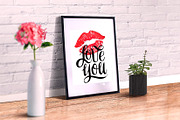 Lips lipstick kisses set, a Pattern Graphic by Live line (Thumbnail 6 of 6)