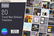 20 Canva Travel New Product Grey, a Social Media Template by Emerald Eyes Design (Thumbnail 1 of 2)