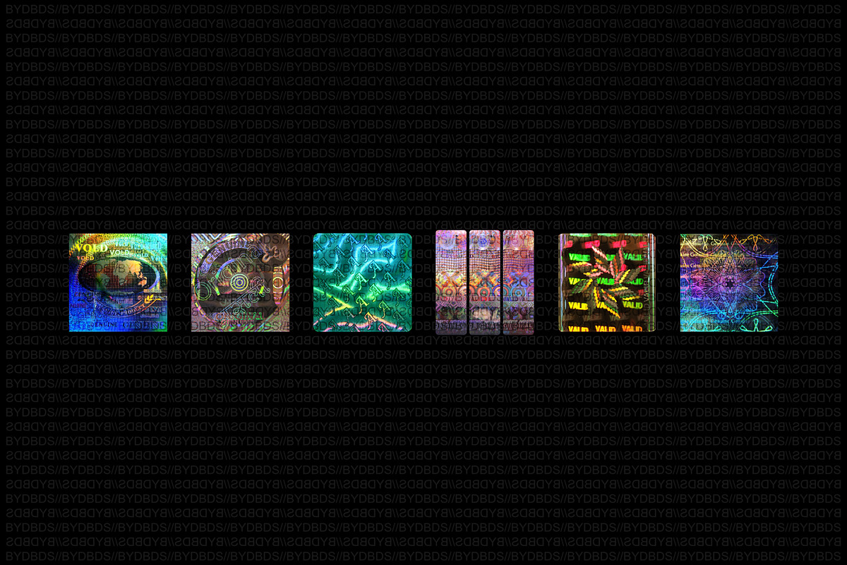 Holographic Sticker Pack, a Texture Graphic by dbdslondon (Photo 3 of 7)