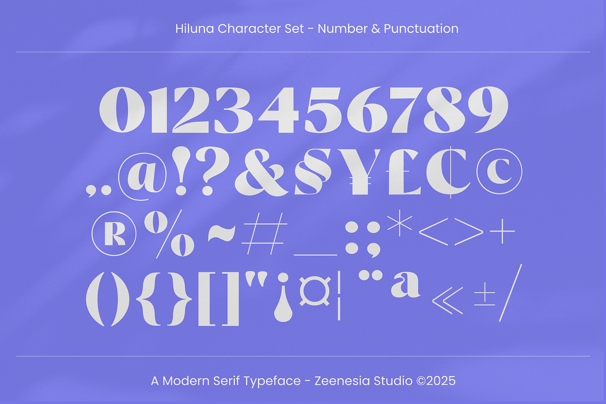 Hiluna Clean Sans Serif Font, a Sans Serif Font by zeenesia (Photo 20 of 22)