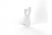 Cartoon Medal Mockup, a Merchandise Mockup by Qaleb Studio (Thumbnail 2 of 2)