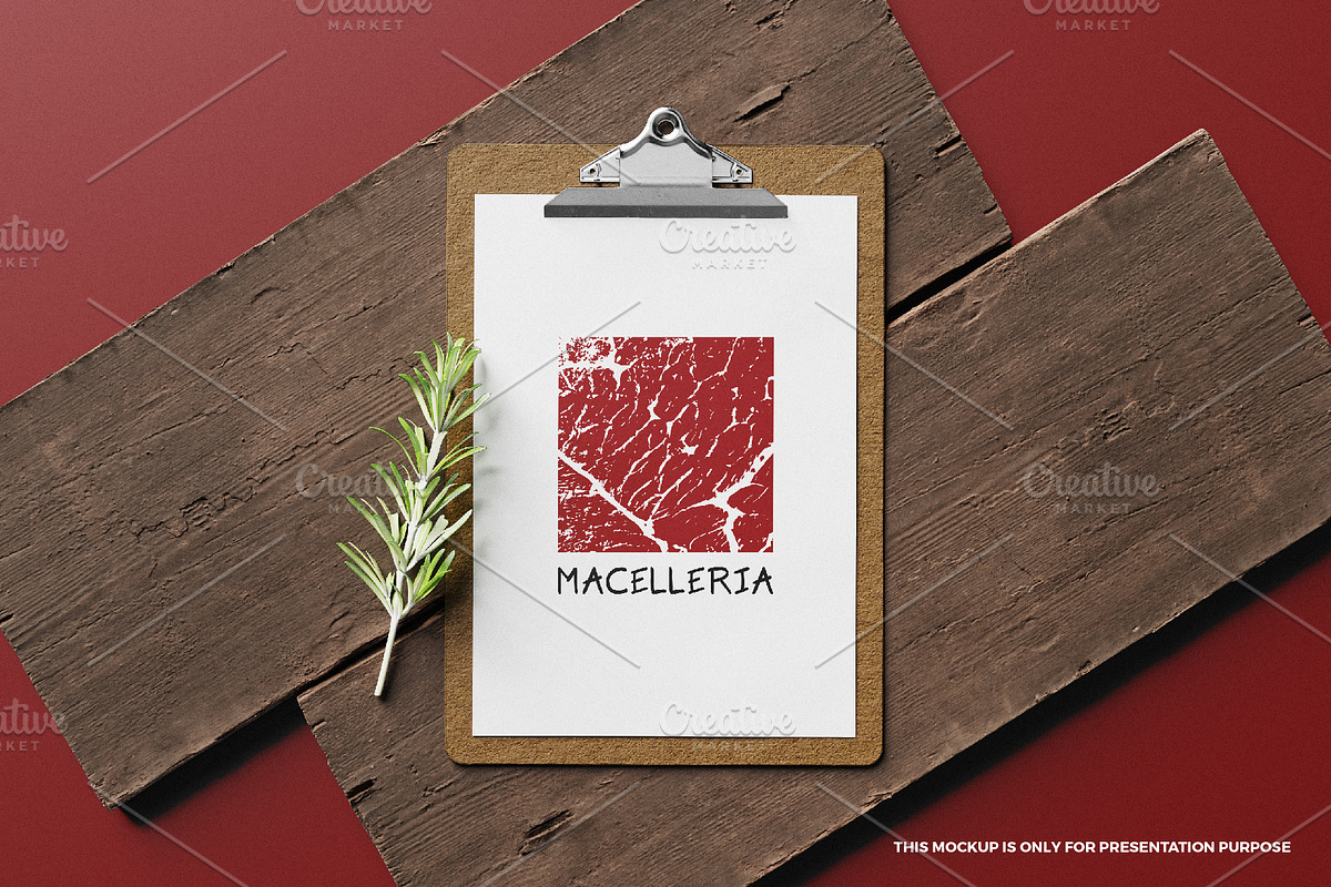 Butcher shop logo design, a Branding & Logo Template by MuzaInspires (Photo 3 of 6)