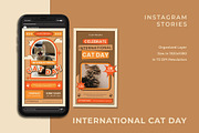 Cat Day Instagram Template, a Social Media Template by Artnivora.Std (Thumbnail 2 of 3)