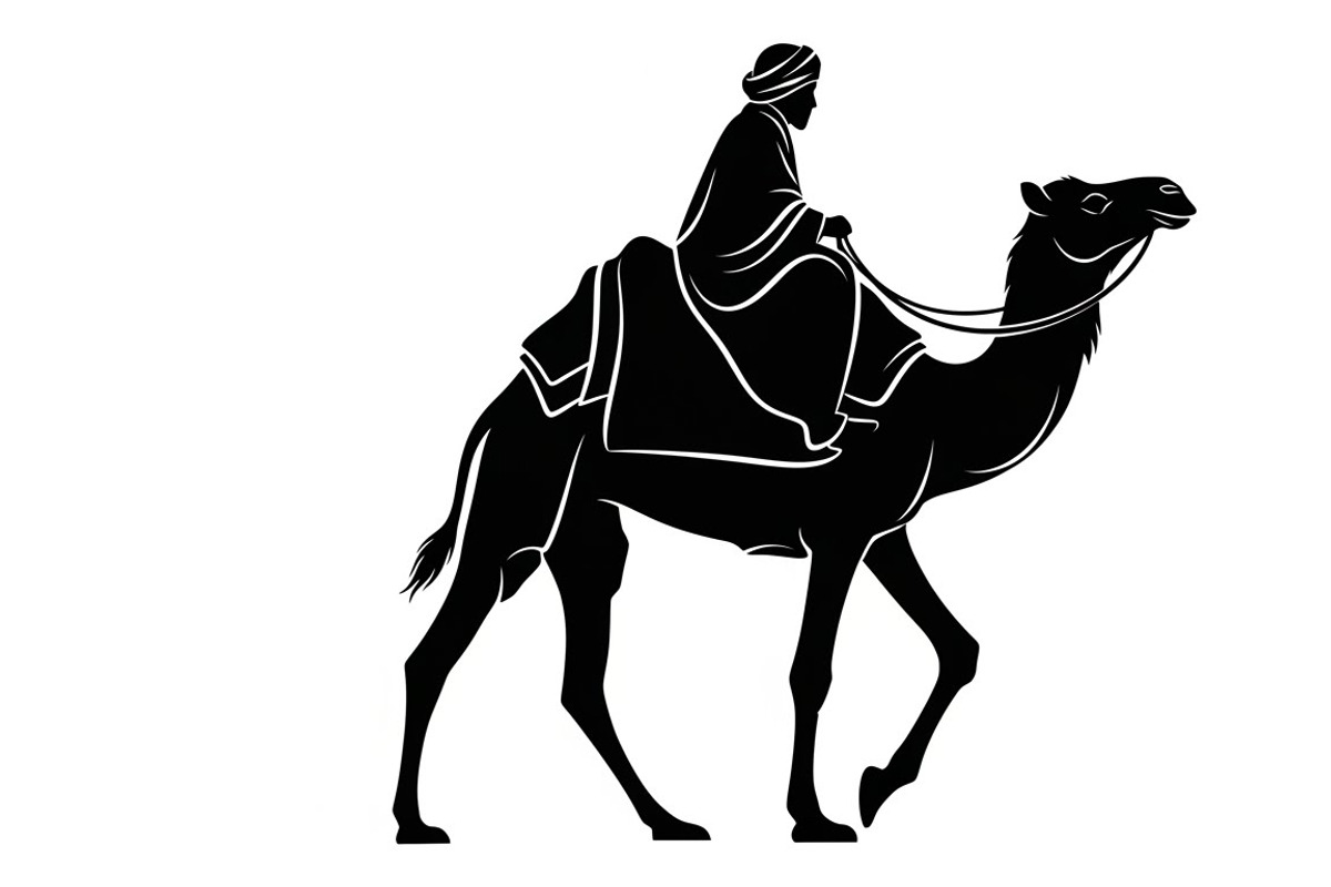 desert nomad silhouettes featuring, an Illustration by Amazin_art (Photo 9 of 25)