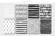 Lines and Brush Strokes, a Pattern Graphic by Type and Graphics Studio (Thumbnail 2 of 7)